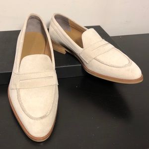 Everlane Suede Leather Pointed Flat Loafer